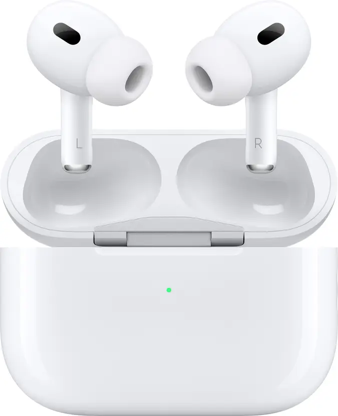 Apple AirPods Pro (2nd generation) with MagSafe Case (USB-C) Bluetooth  (White, True Wireless) Copy
